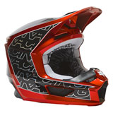Fox Racing Youth V1 Peril MIPS Helmet Fluorescent Red