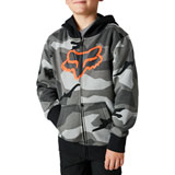 Fox Racing Youth Bnkr Zip-Up Hooded Sweatshirt Black Camo