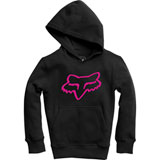 Fox Racing Youth Legacy Hooded Sweatshirt Black/Pink
