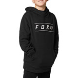 Fox Racing Youth Pinnacle Hooded Sweatshirt Black/White