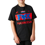Fox Racing Youth Honda T-Shirt Black