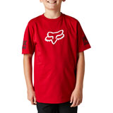 Fox Racing Youth Karrera T-Shirt Flame Red