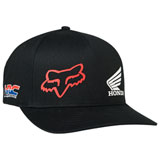Fox Racing X Honda Flexfit Hat 2023 Black