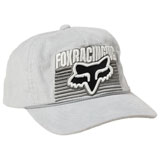 Fox Racing Carv Snapback Hat Light Grey