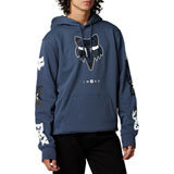 Fox Racing Nuklr Head Hooded Sweatshirt Deep Cobalt