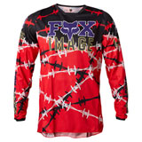 Fox Racing 180 Barbed Wire SE Jersey Flo Red