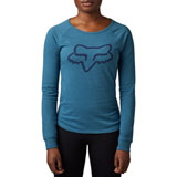 Fox Racing Women's Boundary Long Sleeve T-Shirt Dark Slate