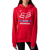 Fox Racing Women's X Honda Hooded Sweatshirt Flame Red