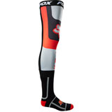 Fox Racing Flexair Knee Brace Socks 2023 Flo Red