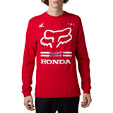 Fox Racing X Honda Long Sleeve T-Shirt Flame Red