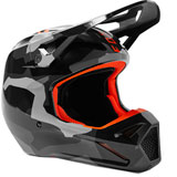 Fox Racing Youth V1 Bnkr MIPS Helmet 2023 Grey Camo