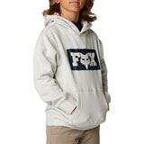 Fox Racing Youth Nuklr Hooded Sweatshirt Light Grey