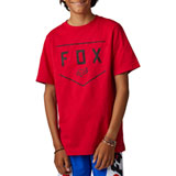 Fox Racing Youth Shield T-Shirt Flame Red