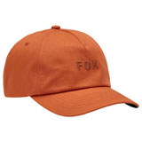 Fox Racing Wordmark Adjustable Hat Atomic Orange