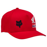 Fox Racing X Honda Flexfit Hat Flame Red