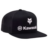 Fox Racing X Kawasaki Snapback Hat Black