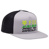 Fox Racing X Pro Circuit Snapback Hat Steel Grey
