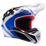 Fox Racing V1 Unity LE Helmet White/Red/Blue