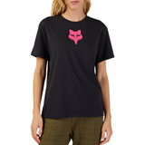 Fox Racing Women's Fox Head T-Shirt Black/Pink