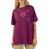 Fox Racing Women's Withered OS T-Shirt Magentic