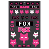 Fox Racing Legacy Track Pack Sticker Sheet Pink