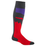 Fox Racing 180 Flora Socks Grey/Red
