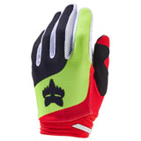 Fox Racing Youth 180 Ballast Gloves Black/Red