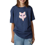 Fox Racing Youth Ryvr T-Shirt Deep Cobalt