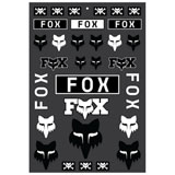 Fox Racing Legacy Track Pack Sticker Sheet Black