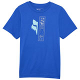 Fox Racing Youth Throttle T-Shirt Blue