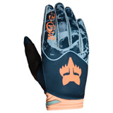Fox Racing 180 Image Print Gloves Galaxy Blue