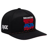 Fox Racing Honda Snapback Hat Black