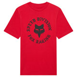 Fox Racing Youth Badge T-Shirt Tibetan Red