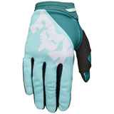 Fox Racing Women's 180 Raid Gloves Crystal Blue