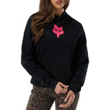 Fox Racing Women's Fox Head Hooded Sweatshirt Black/Pink