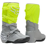 Fox Racing Youth Comp Boots Yellow/Grey