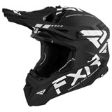 FXR Racing Helium Race Div Helmet 2022 Black/White