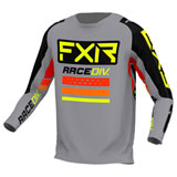 FXR Racing Clutch Pro Jersey 2022 Grey/Black/Hi-Viz