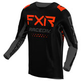 FXR Racing Podium Off-Road Jersey Black/Charcoal/Nuke Red