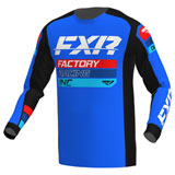 FXR Racing Clutch Jersey Black/Blue/Red