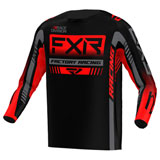FXR Racing Clutch Pro Jersey Black/Red/Charcoal