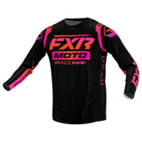 FXR Racing Revo Comp Jersey Fla-Mango Black