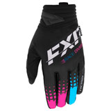 FXR Racing Prime Gloves Black/Blue/Pink