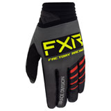 FXR Racing Prime Gloves Grey/Black/Hi-Viz