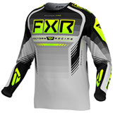 FXR Racing Clutch Pro Jersey Grey/Hi-Vis