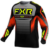FXR Racing Clutch Pro Jersey Grey/Nuke/Hi-Vis