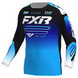 FXR Racing Clutch Jersey Blue/Black/White