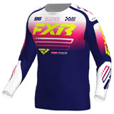 FXR Racing Clutch Jersey Navy/Razz/White