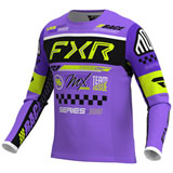FXR Racing Podium Gladiator MX Jersey Purple/Black/Hi-Vis