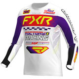 FXR Racing Podium Gladiator MX Jersey White/Purple/Red
